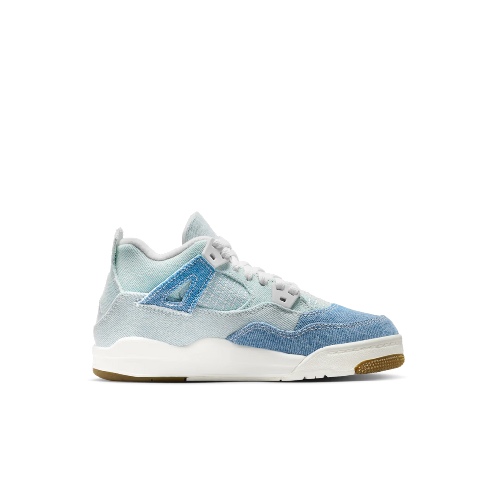 Jordan 4 Retro TEX Denim Worn Blue (PS) - vue interieur