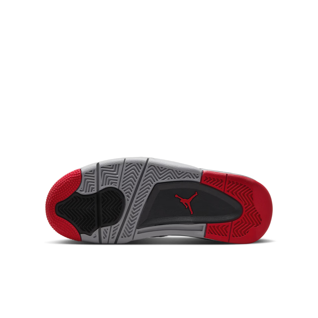 Jordan 4 RM Black Cement (GS) - vue semelle