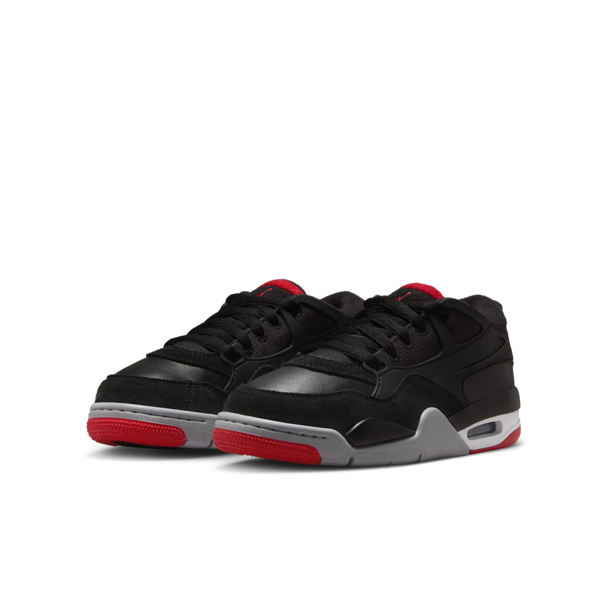 Jordan 4 RM Black Cement (GS) - vue paire