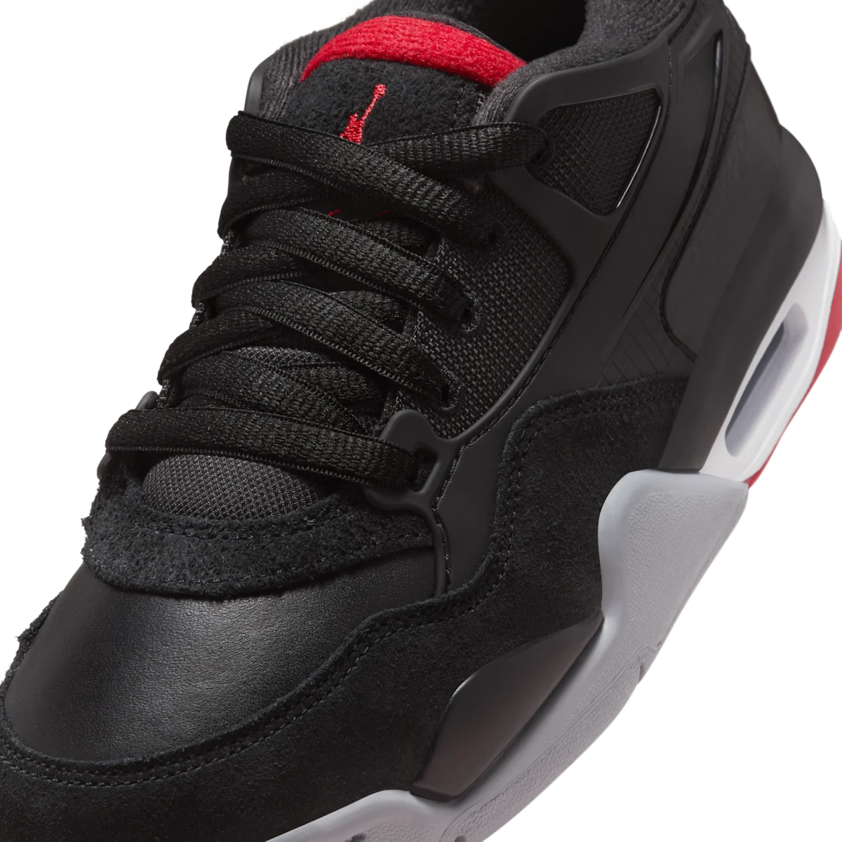 Jordan 4 RM Black Cement (GS) - vue detail